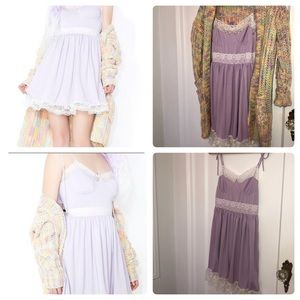 DOLLSKILL NWOT🍬SugarThrillz Lilac Babydoll Dress
